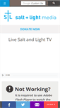 Mobile Screenshot of live.saltandlighttv.org